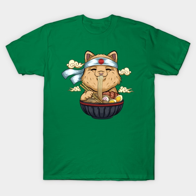 Chinese food cat lovers T-Shirt by the house of parodies